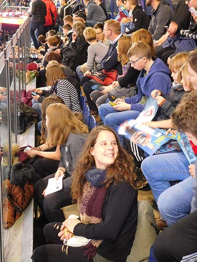 Der Fanblock des TSV 1904 Feucht